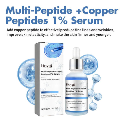 Sérum de Péptido de Cobre Azul aplicación en el rostro