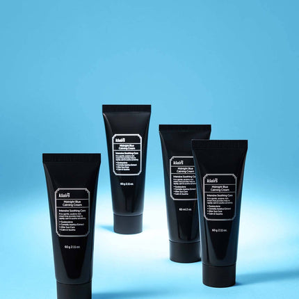 Crema Calmante Azul Guaiazulena Klairs rutina de cuidado facial nocturno.