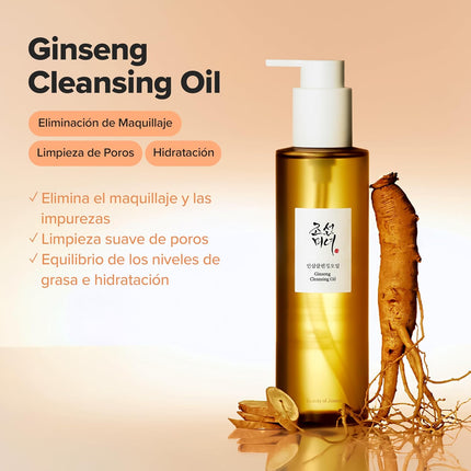 Beauty of Joseon Aceite Limpiador de Ginseng dispensador del producto