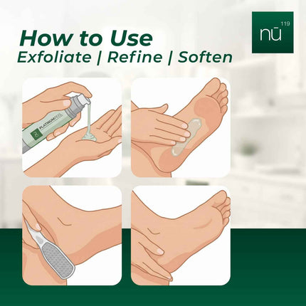 Foot Care Kit: spray exfoliante, bálsamo y lima