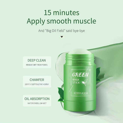 Mascarilla Stick de Té Verde empaque de la caja