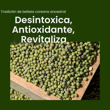 Beplain Mung Bean Pore Clay Mask detalle de la etiqueta