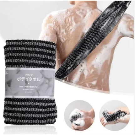 Toalla Exfoliante Corporal detalle del tejido con relieve