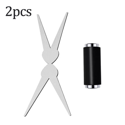 Double-Head French Nail Art Magnet Set Cat Eye Magnetic Rod Combination Nail Art DIY V-Shaped Effect Gel Nail Polish Magnet