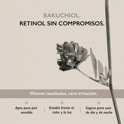 Contorno Bakuchiol Haruharu Wonder presentación para rutina facial