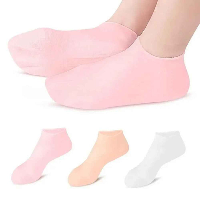 Moisturizing Silicone Gel Socks: cuidado de talones