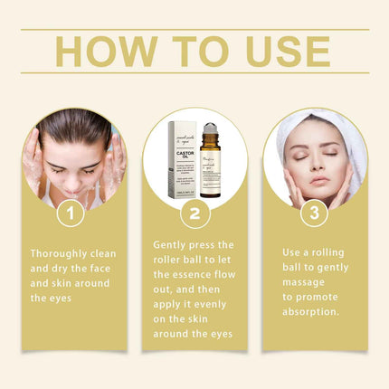 Serum Contorno de Ojos Ricino con Roll On