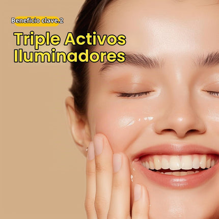 Serum Vitamina C Pura aplicación sobre el rostro