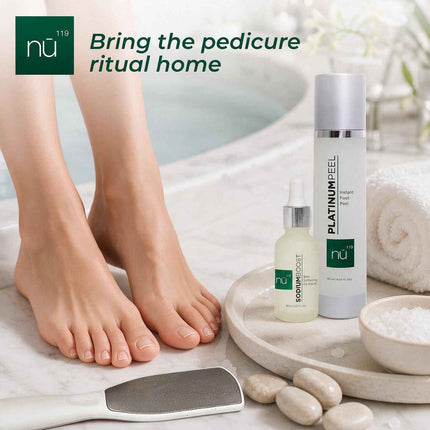 Foot Care Kit: spray exfoliante, bálsamo y lima